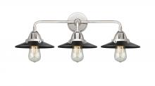 Innovations Lighting 288-3W-PC-M6-BK - Railroad - 3 Light - 26 inch - Polished Chrome - Bath Vanity Light