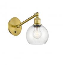 Innovations Lighting 317-1W-SG-G124-6 - Athens - 1 Light - 6 inch - Satin Gold - Sconce