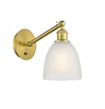 Innovations Lighting 317-1W-SG-G381 - Castile - 1 Light - 6 inch - Satin Gold - Sconce