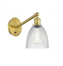 Innovations Lighting 317-1W-SG-G382 - Castile 1 Light Sconce