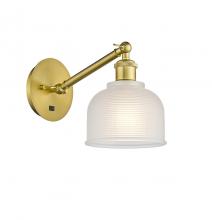 Innovations Lighting 317-1W-SG-G411 - Dayton - 1 Light - 6 inch - Satin Gold - Sconce