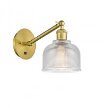 Innovations Lighting 317-1W-SG-G412 - Dayton - 1 Light - 6 inch - Satin Gold - Sconce