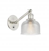 Innovations Lighting 317-1W-SN-G412 - Dayton - 1 Light - 6 inch - Brushed Satin Nickel - Sconce