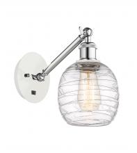 Innovations Lighting 317-1W-WPC-G1013 - Belfast - 1 Light - 6 inch - White Polished Chrome - Sconce