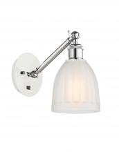 Innovations Lighting 317-1W-WPC-G441 - Brookfield - 1 Light - 6 inch - White Polished Chrome - Sconce