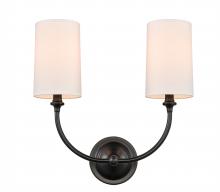 Innovations Lighting 372-2W-BK - Giselle Sconce