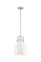 Innovations Lighting 410-1SM-SN-M412-10W - Newton Bell - 1 Light - 10 inch - Satin Nickel - Mini Pendant