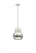 Innovations Lighting 410-1SS-PN-M410-8PN - Newton Sphere - 1 Light - 8 inch - Polished Nickel - Mini Pendant