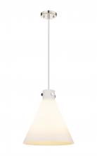 Innovations Lighting 410-3PL-PN-G411-16WH - Newton Cone Polished Nickel Pendant