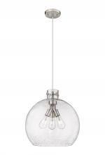 Innovations Lighting 410-3PL-SN-G410-18SDY - Newton Sphere - 3 Light - 18 inch - Satin Nickel - Cord hung - Pendant