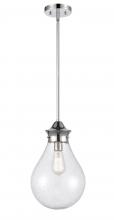 Innovations Lighting 414-1S-PC-10SDY - Genesis - 1 Light - 10 inch - Polished Chrome - Cord hung - Mini Pendant