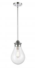 Innovations Lighting 414-1S-PC-G4142-8 - Genesis - 1 Light - 8 inch - Polished Chrome - Cord hung - Mini Pendant