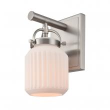 Innovations Lighting 416-1W-SN-G416-6WH - Latreille - 1 Light - 6 inch - Satin Nickel - Sconce