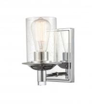 Innovations Lighting 417-1W-PC-SDY - Manhattan Bath Vanity Light