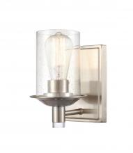 Innovations Lighting 417-1W-SN-SDY - Manhattan Bath Vanity Light