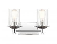 Innovations Lighting 417-2W-PC-SDY - Manhattan Bath Vanity Light