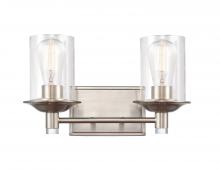 Innovations Lighting 417-2W-SN-CL - Manhattan Bath Vanity Light