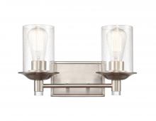 Innovations Lighting 417-2W-SN-SDY - Manhattan Bath Vanity Light