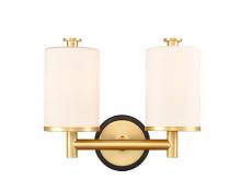 Innovations Lighting 418-2W-BSG-W - Marlowe Bath Vanity Light