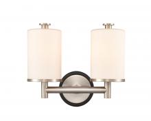 Innovations Lighting 418-2W-BSN-W - Marlowe Bath Vanity Light