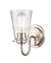 Innovations Lighting 421-1W-SN-SDY - Scarlett - 1 Light - 5 inch - Satin Nickel - Bath Vanity Light