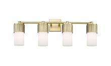 Innovations Lighting 428-4W-BB-G428-7WH - Bolivar Brushed Brass Bath Vanity Light