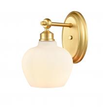 Innovations Lighting 438-1W-SG-W - Amina Bath Vanity Light