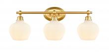 Innovations Lighting 438-3W-SG-W - Amina Bath Vanity Light