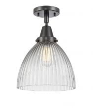 Innovations Lighting 447-1C-BK-G222 - Seneca Falls Flush Mount