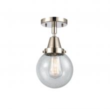 Innovations Lighting 447-1C-PN-G204-6 - Beacon - 1 Light - 6 inch - Polished Nickel - Flush Mount