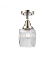 Innovations Lighting 447-1C-PN-G302 - Colton - 1 Light - 6 inch - Polished Nickel - Flush Mount