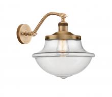  515-1W-BB-G542 - Oxford - 1 Light - 8 inch - Brushed Brass - Sconce