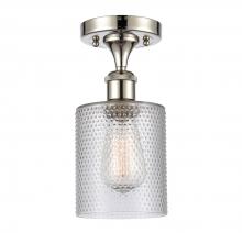 Innovations Lighting 516-1C-PN-G112 - Cobbleskill 1 Light Semi-Flush Mount