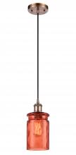  516-1P-AC-G352-COR - Candor 1 Light Mini Pendant