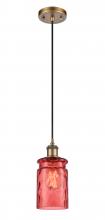 Innovations Lighting 516-1P-BB-G352-RD - Candor 1 Light Mini Pendant