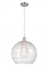 Innovations Lighting 516-1P-SN-G1213-14 - Deco Swirl Pendant