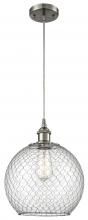 Innovations Lighting 516-1P-SN-G122-10CSN - Large Farmhouse Chicken Wire 1 Light Mini Pendant