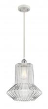  516-1P-WPC-G212 - Springwater - 1 Light - 12 inch - White Polished Chrome - Cord hung - Mini Pendant