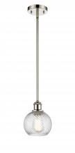 Innovations Lighting 516-1S-PN-G1214-6 - Twisted Swirl Mini Pendant