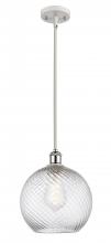 Innovations Lighting 516-1S-WPC-G1214-10 - Twisted Swirl Mini Pendant