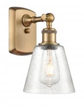 Innovations Lighting 516-1W-BB-G454 - Caton - 1 Light - 5 inch - Brushed Brass - Sconce