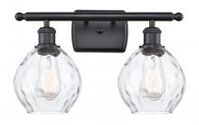 Innovations Lighting 516-2W-BK-G362 - Small Waverly 2 Light Bath Vanity Light