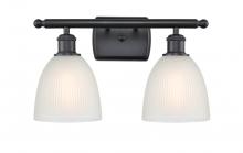 Innovations Lighting 516-2W-BK-G381 - Castile 2 Light Bath Vanity Light