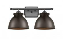 Innovations Lighting 516-2W-OB-M14-OB - Adirondack - 2 Light - 18 inch - Oil Rubbed Bronze - Bath Vanity Light