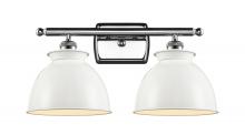 Innovations Lighting 516-2W-PC-M14-W - Adirondack - 2 Light - 18 inch - Polished Chrome - Bath Vanity Light