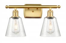 Innovations Lighting 516-2W-SG-G454 - Caton - 2 Light - 15 inch - Satin Gold - Bath Vanity Light