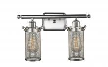 Innovations Lighting 516-2W-SN-CE219 - Bleecker - 2 Light - 14 inch - Brushed Satin Nickel - Bath Vanity Light