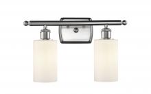 Innovations Lighting 516-2W-SN-G801 - Clymer 2 Light Bath Vanity Light