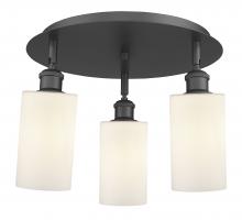 Innovations Lighting 516-3C-BK-G801 - Clymer - 3 Light - 16 inch - Matte Black - Flush Mount