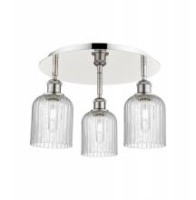 Innovations Lighting 516-3C-PN-G559-5SDY - Bridal Veil - 3 Light - 17 inch - Polished Nickel - Flush Mount